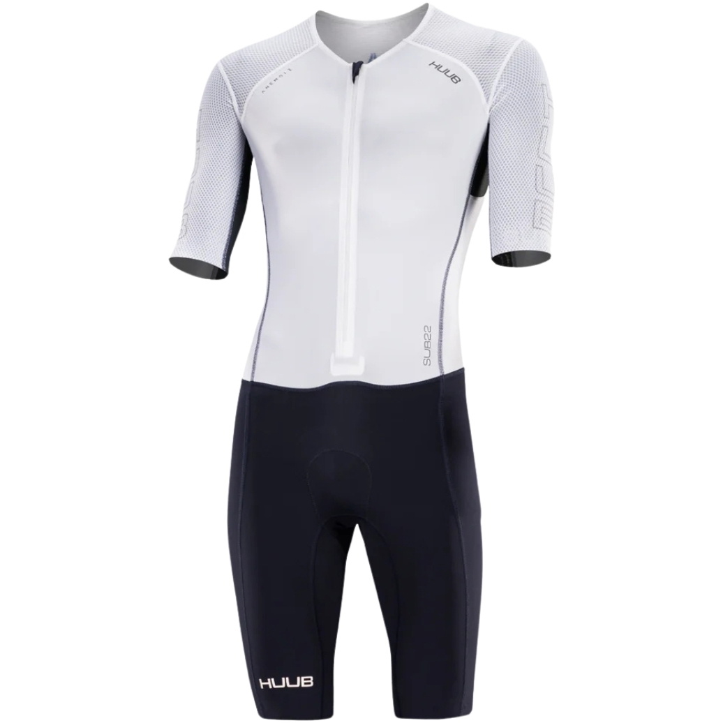 2026 Huub Mens Anemoi 2 SUB22 Trisuit ANESUB22FLNW - Dark Navy / White